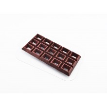 Форма для отливки шоколада "Плитка Насквозь прямоугольники"